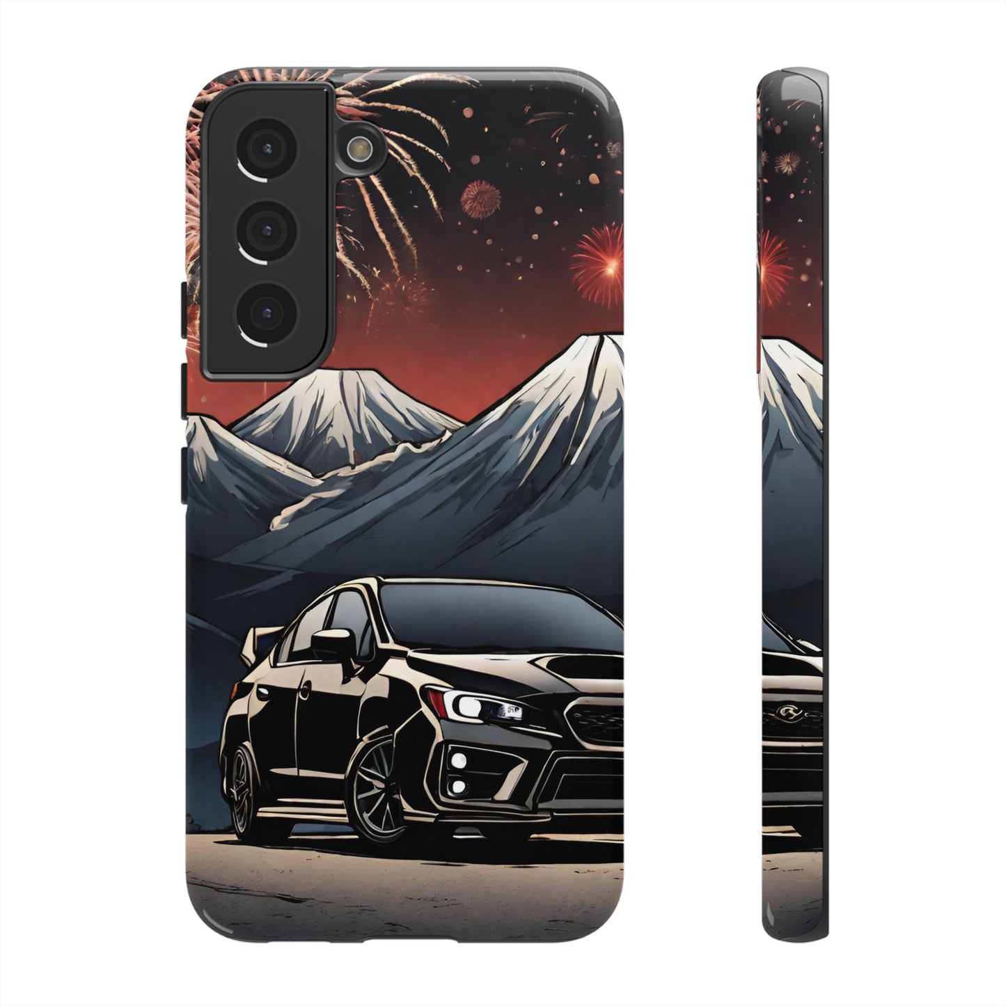 Subaru WRX/STI Fireworks-Dual Layer Ultra Tough Phone Case Printify by The Night Shift Automotive Apparel