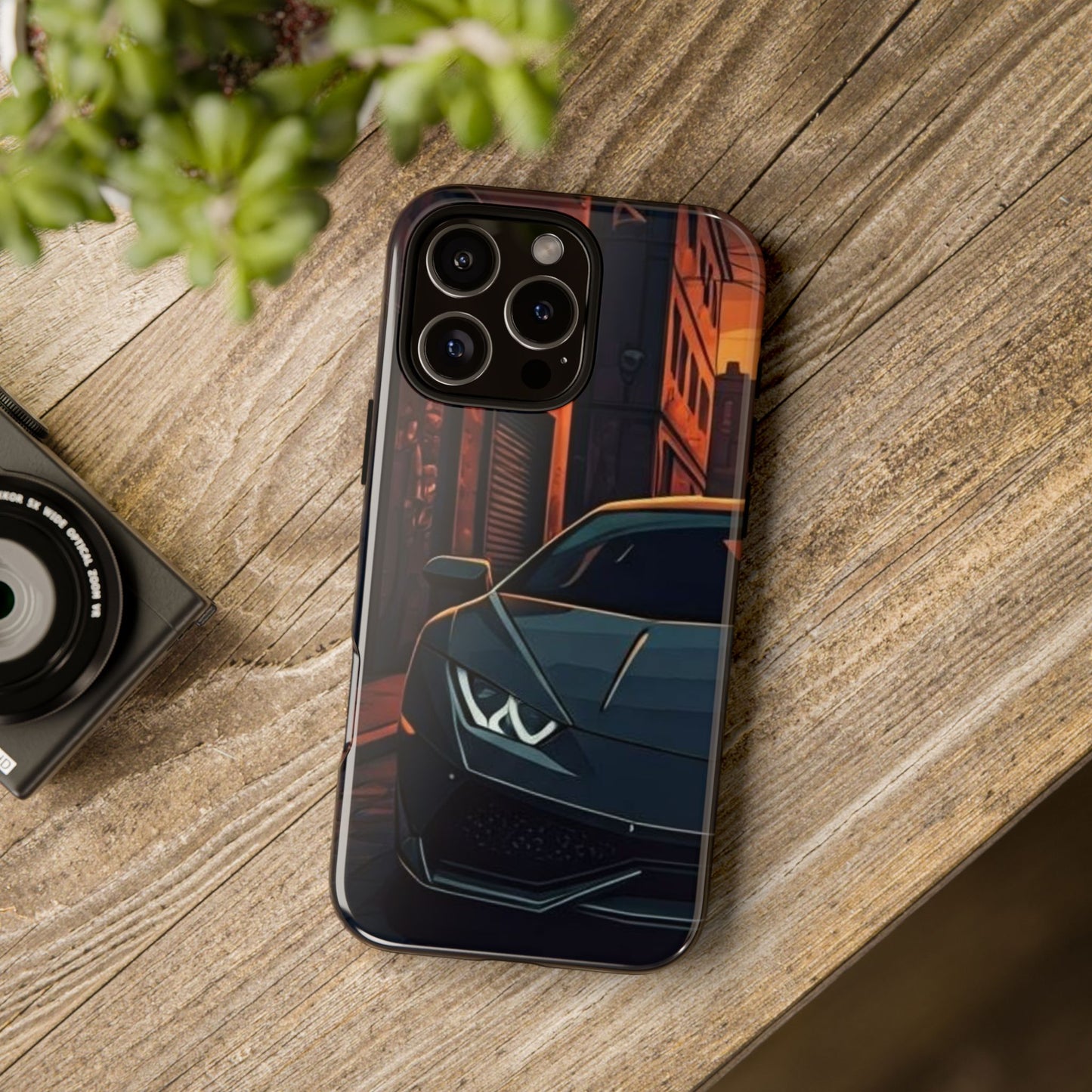 Lamborghini Huracan Street Life-Dual Layer Ultra Tough Phone Case iPhone 16 Pro Max Glossy Printify by The Night Shift Automotive Apparel