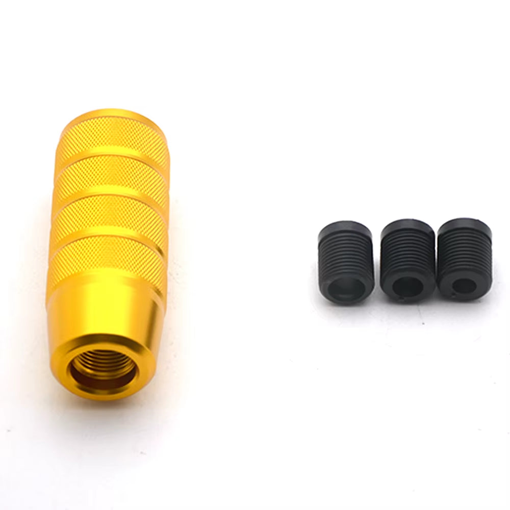 Aluminum Knurled Shift Knob Gold The Night Shift Performance Street Gear by The Night Shift Automotive Apparel