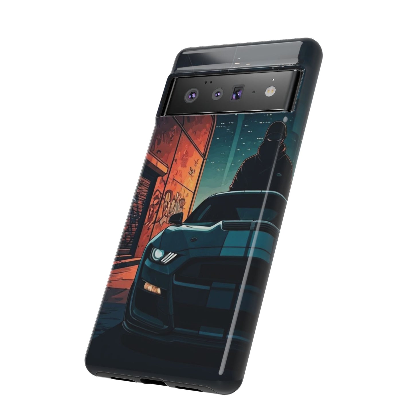 Ford Mustang Shelby GT350 Street Life-Dual Layer Ultra Tough Phone Case Printify by The Night Shift Automotive Apparel