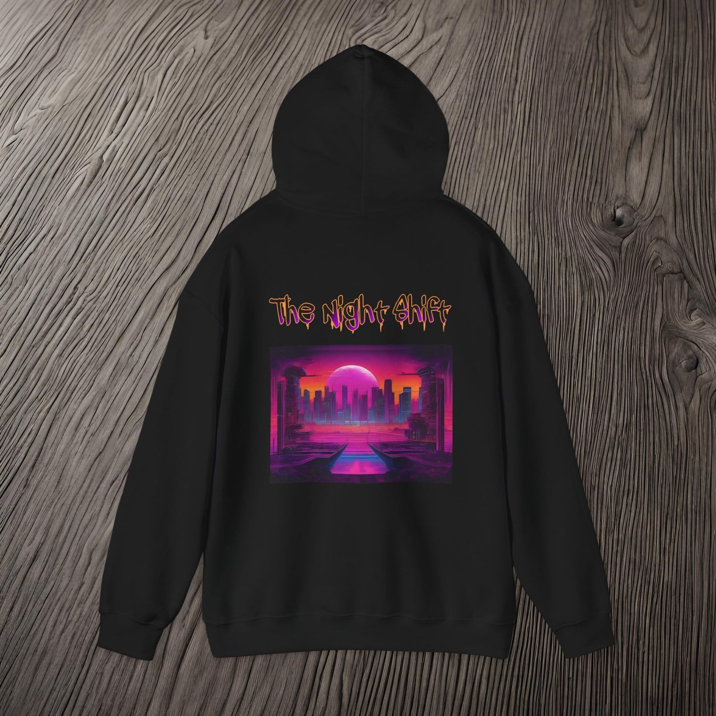 Moonlight City Synthwave-Ultra Soft, Premium Hoodie Printify by The Night Shift Automotive Apparel
