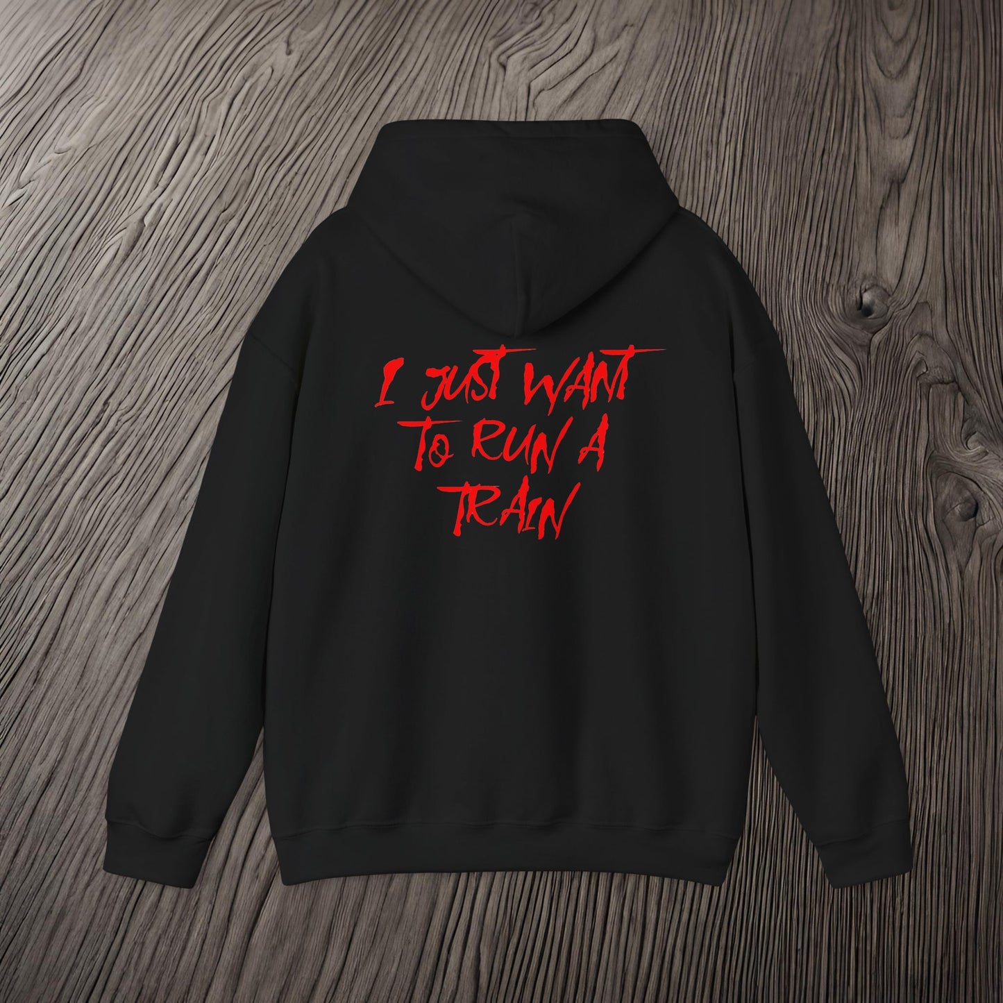 I Just Want To Run A Train-Ultra Soft, Premium Hoodie Printify by The Night Shift Automotive Apparel