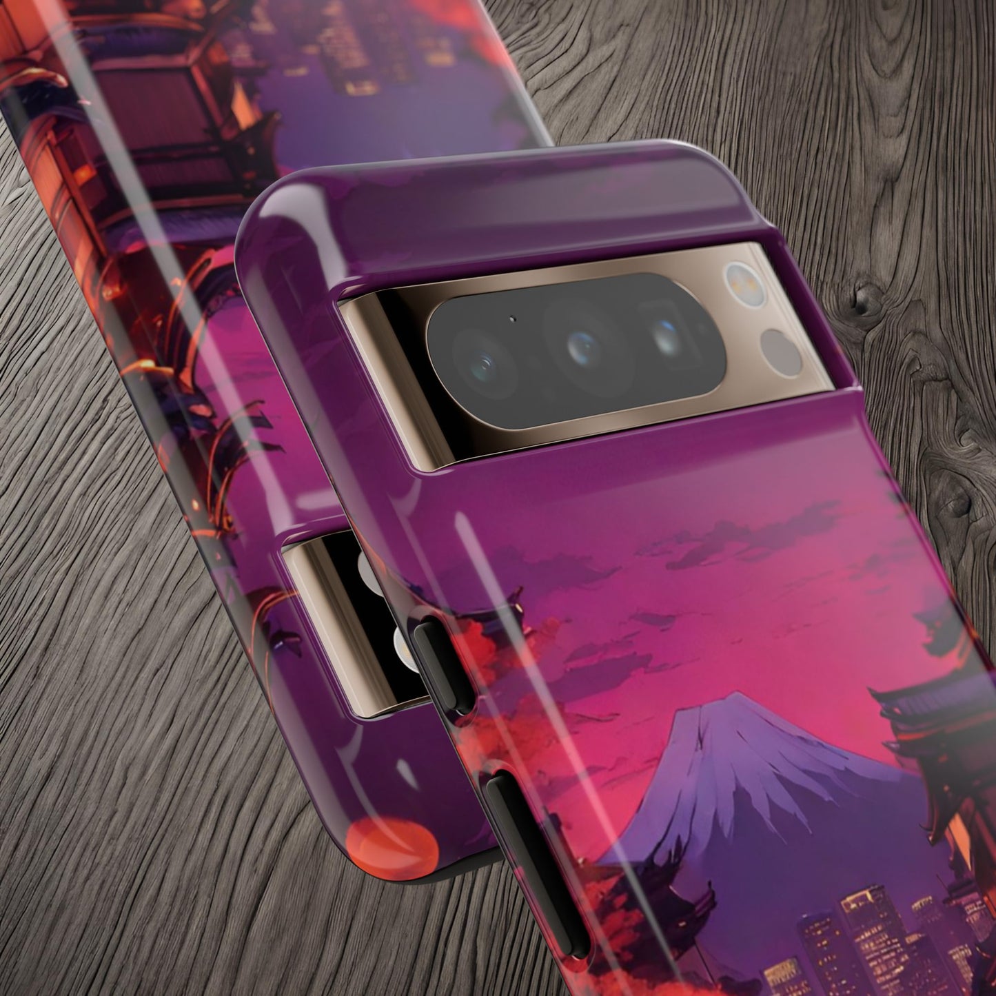 Traditional Japanese Village Countryside-Dual Layer Ultra Tough Phone Case Printify by The Night Shift Automotive Apparel