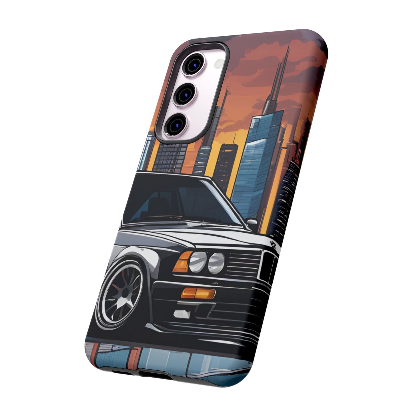 BMW E30 M3-Dual Layer Ultra Tough Phone Case Printify by The Night Shift Automotive Apparel