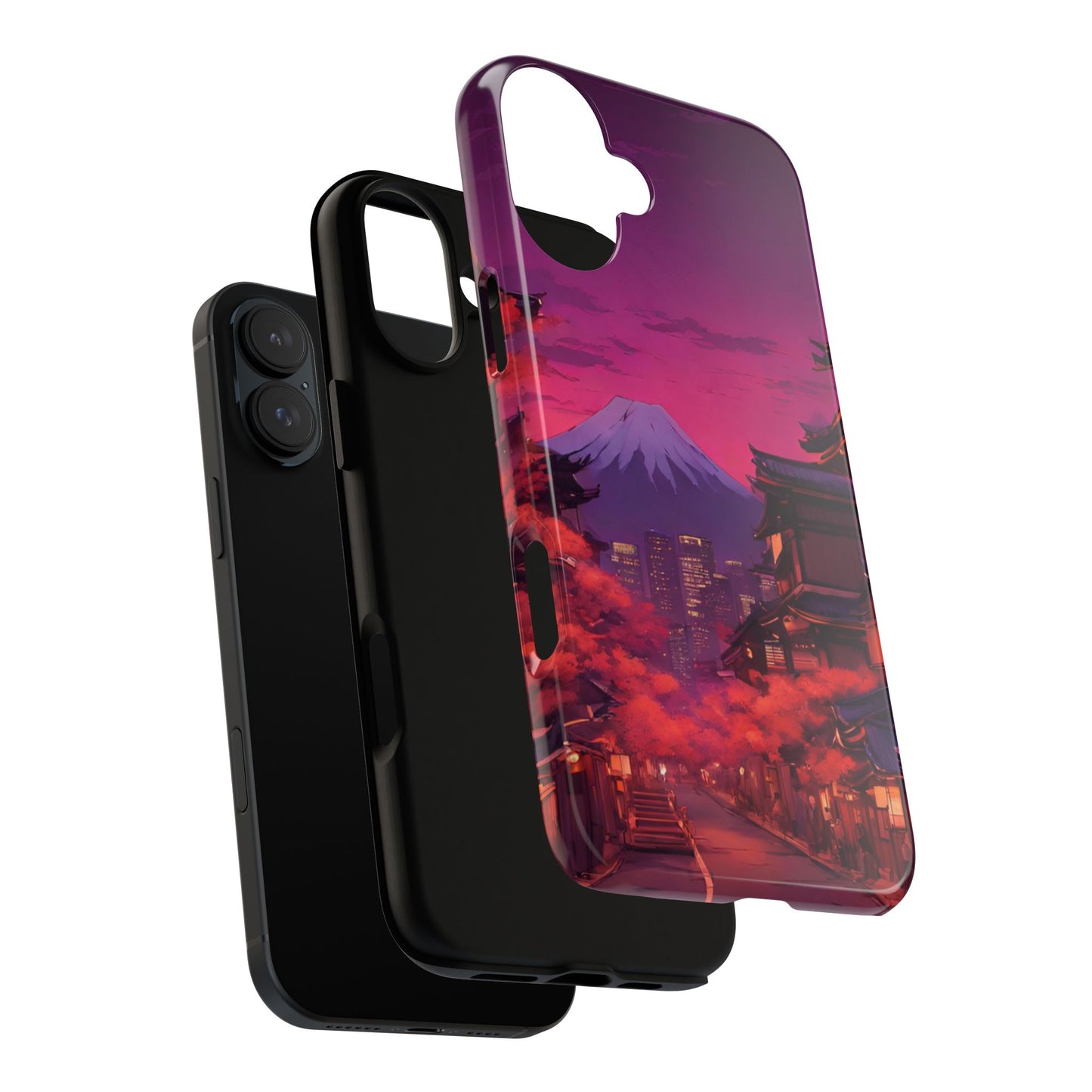 Traditional Japanese Village Countryside-Dual Layer Ultra Tough Phone Case Printify by The Night Shift Automotive Apparel