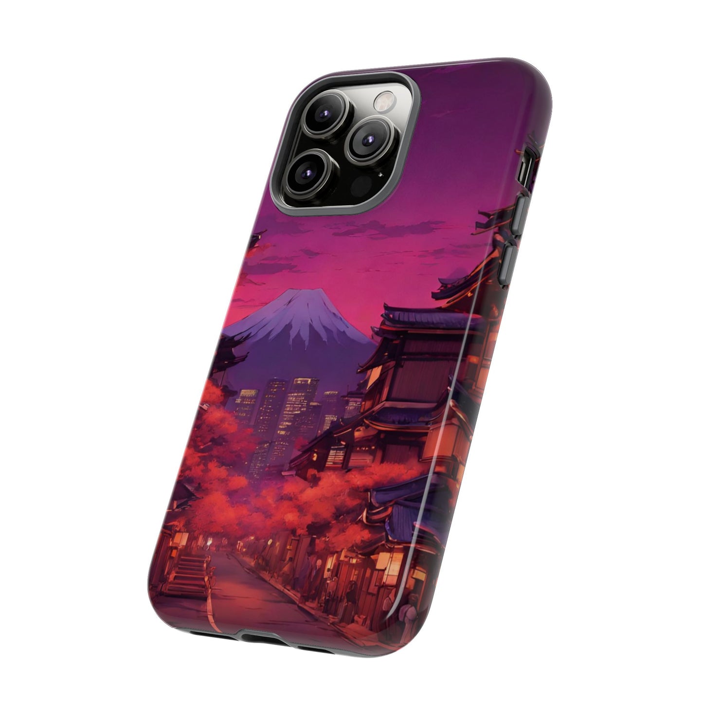 Traditional Japanese Village Countryside-Dual Layer Ultra Tough Phone Case Printify by The Night Shift Automotive Apparel