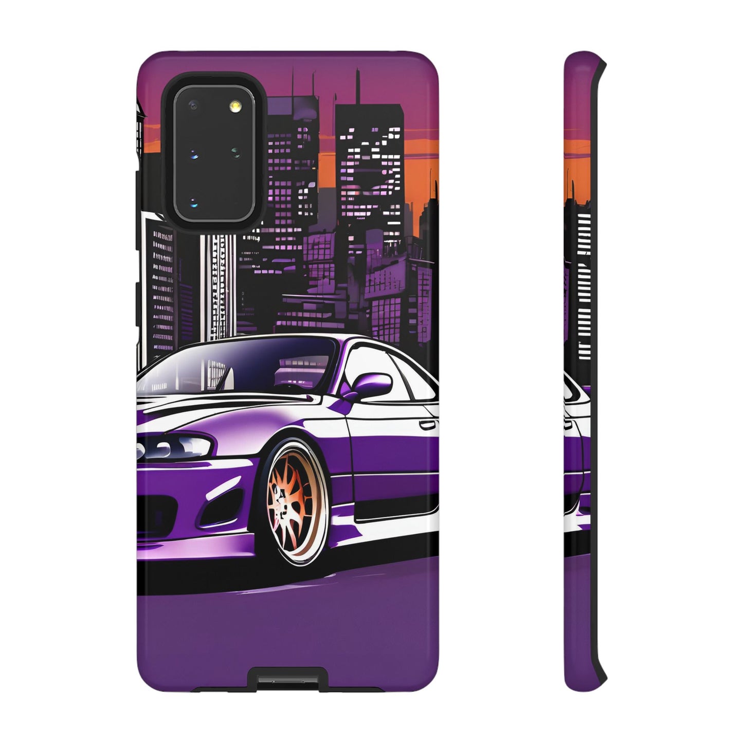 Nissan 240sx S15-Dual Layer Ultra Tough Phone Case Samsung Galaxy S20+ Glossy Printify by The Night Shift Automotive Apparel