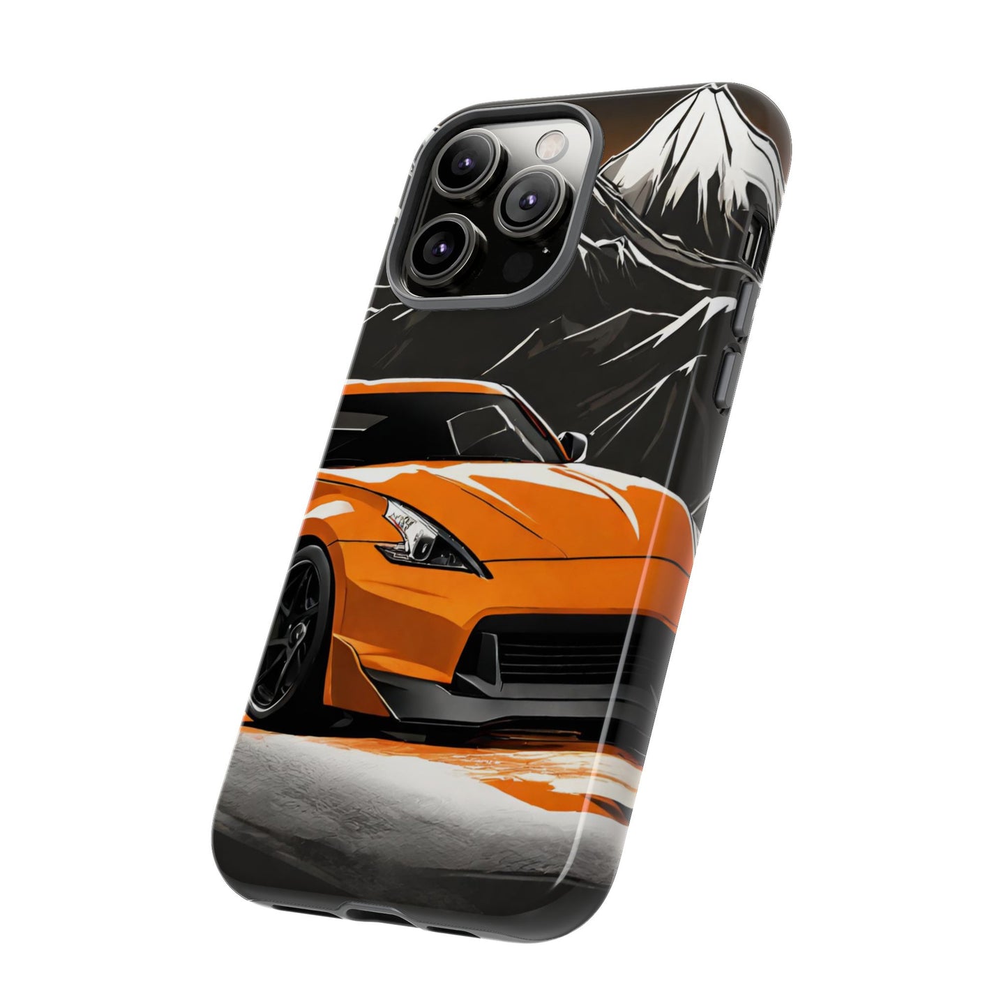 Nissan 370Z Mt Fuji-Dual Layer Ultra Tough Phone Case Printify by The Night Shift Automotive Apparel