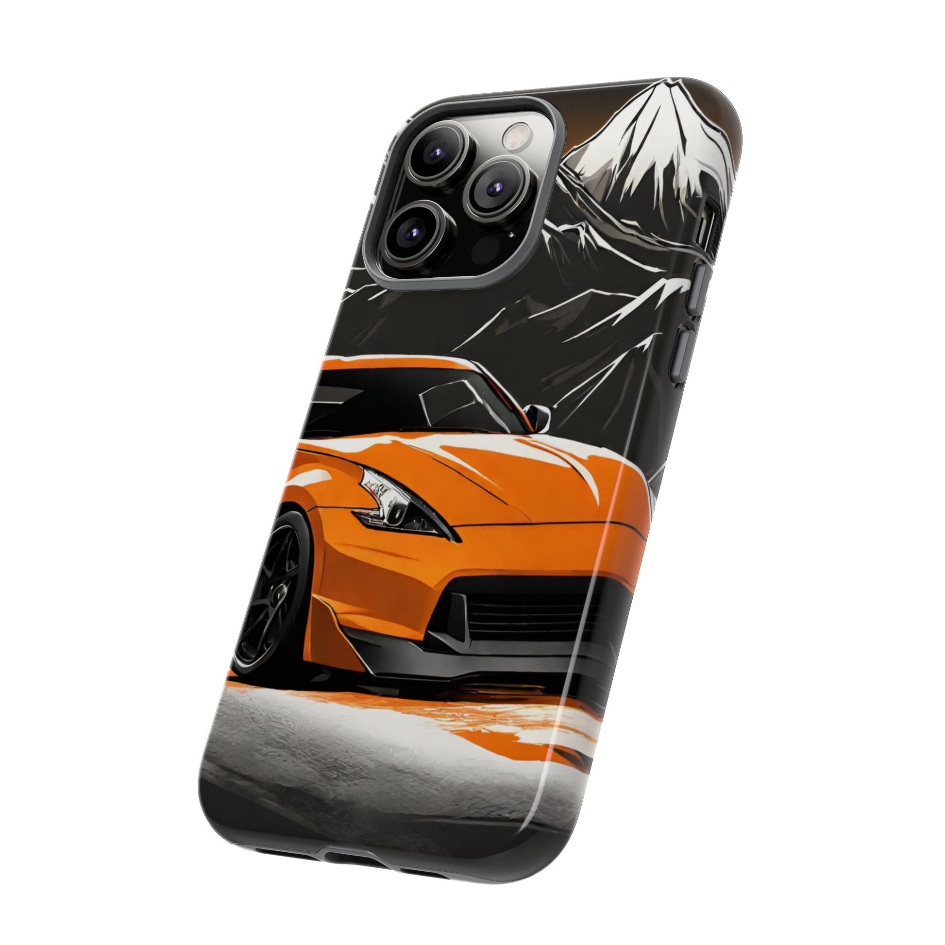 Nissan 370Z Mt Fuji-Dual Layer Ultra Tough Phone Case Printify by The Night Shift Automotive Apparel