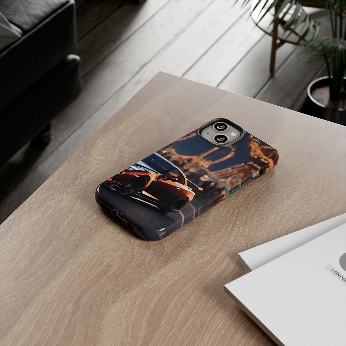 Nissan GTR R35-Dual Layer Ultra Tough Phone Case iPhone 14 Glossy Printify by The Night Shift Automotive Apparel