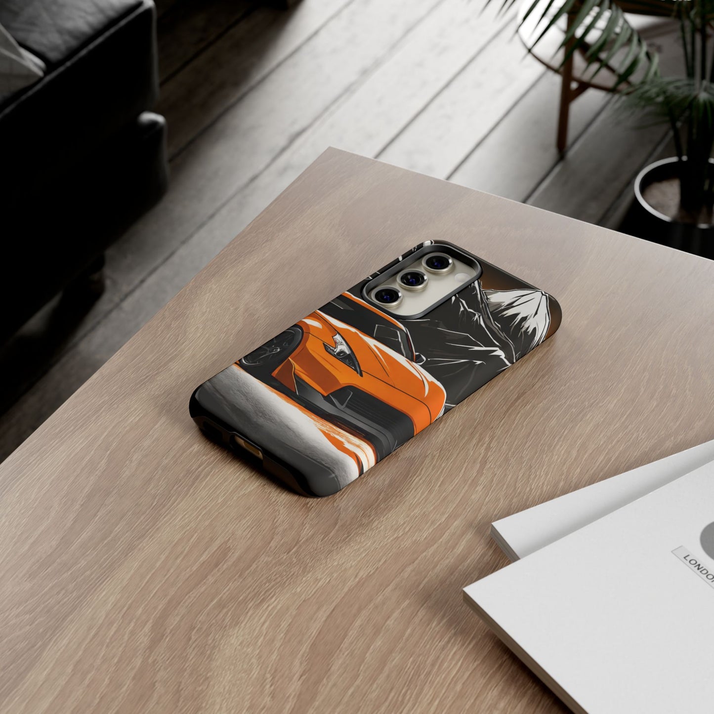 Nissan 370Z Mt Fuji-Dual Layer Ultra Tough Phone Case Samsung Galaxy S23 Glossy Printify by The Night Shift Automotive Apparel