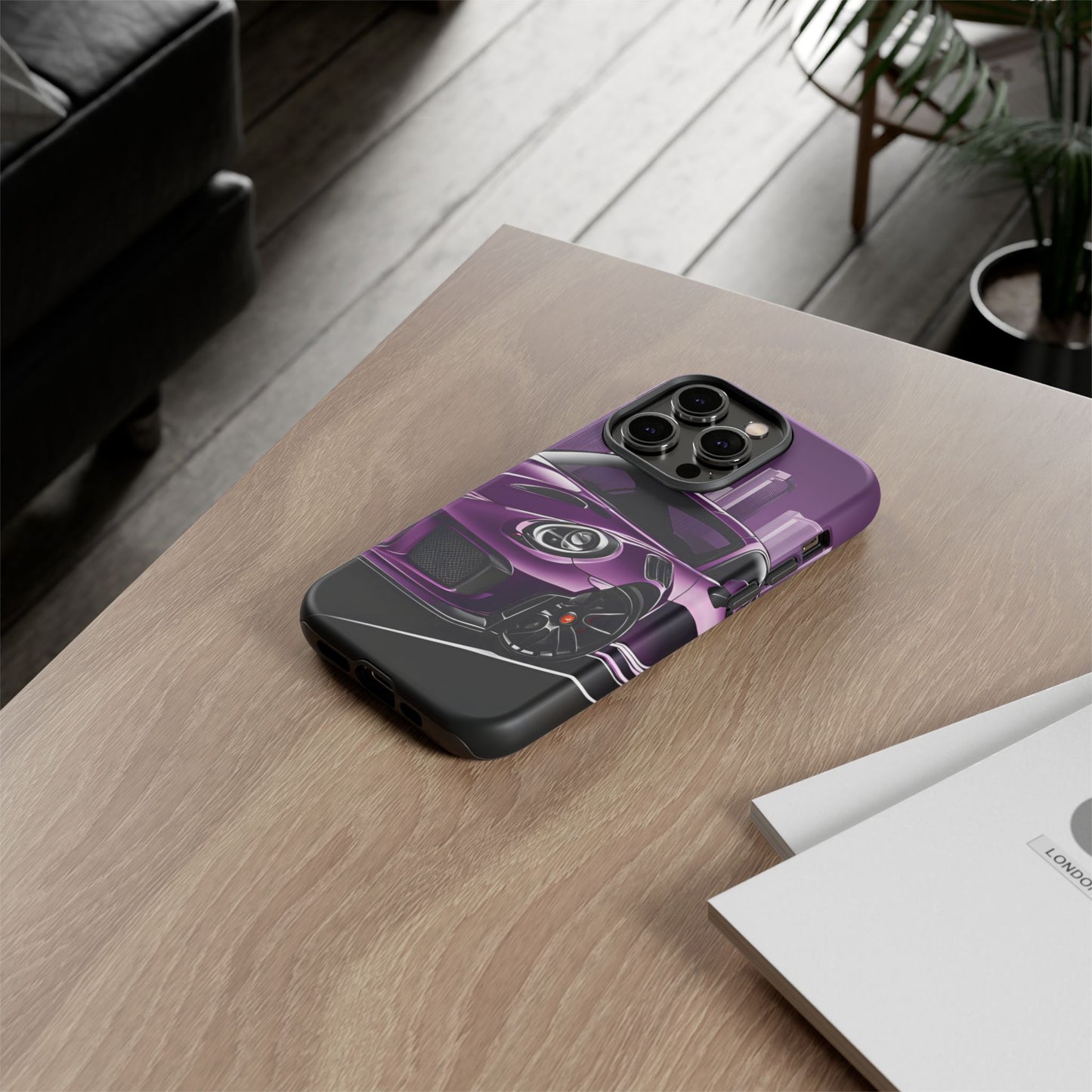 Porsche 911 GT3 RS-Dual Layer Ultra Tough Phone Case iPhone 14 Pro Matte Printify by The Night Shift Automotive Apparel