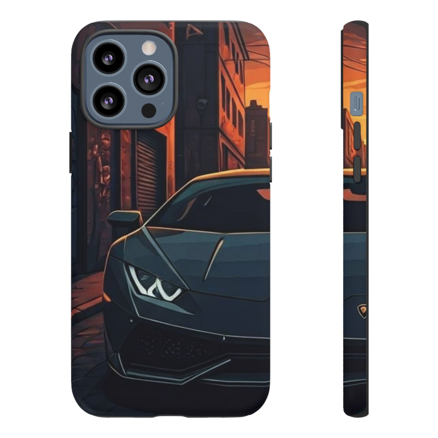 Lamborghini Huracan Street Life-Dual Layer Ultra Tough Phone Case Printify by The Night Shift Automotive Apparel
