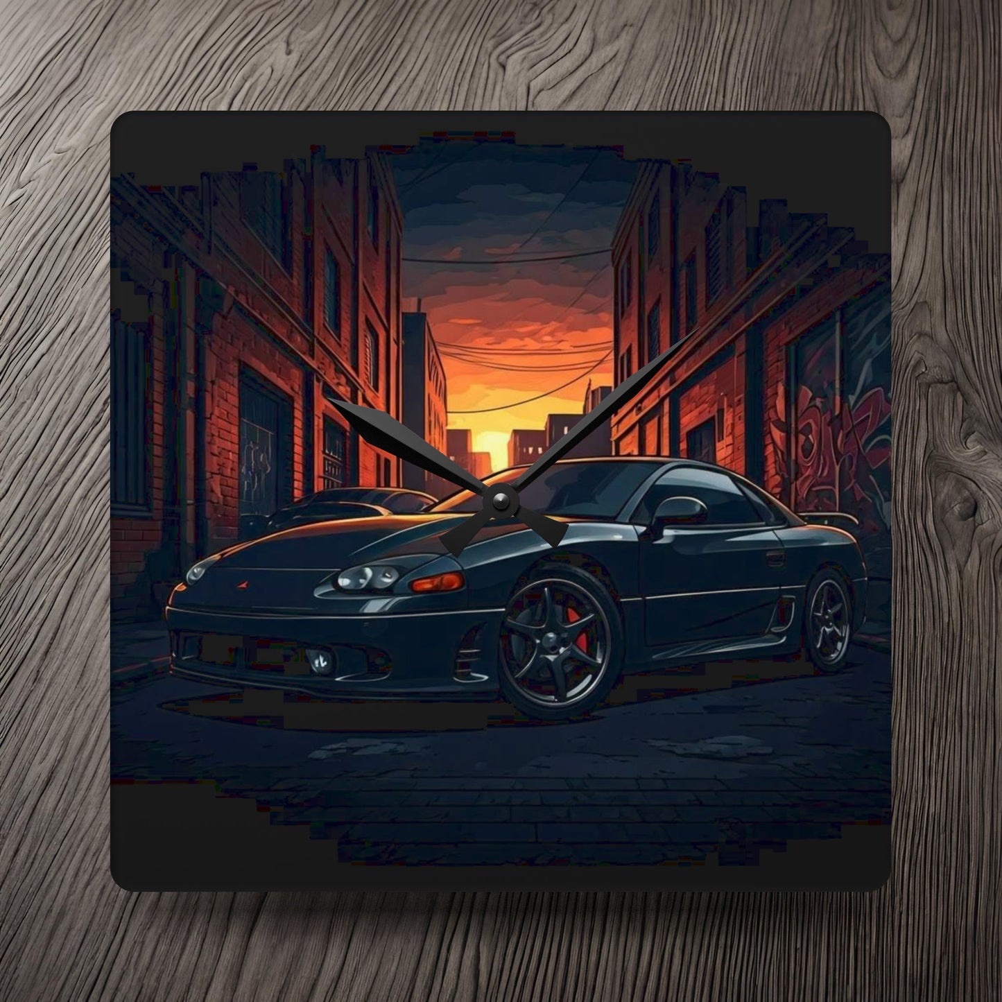 Mitsubishi 3000GT VR4 Street Life-Acrylic Wall Clock