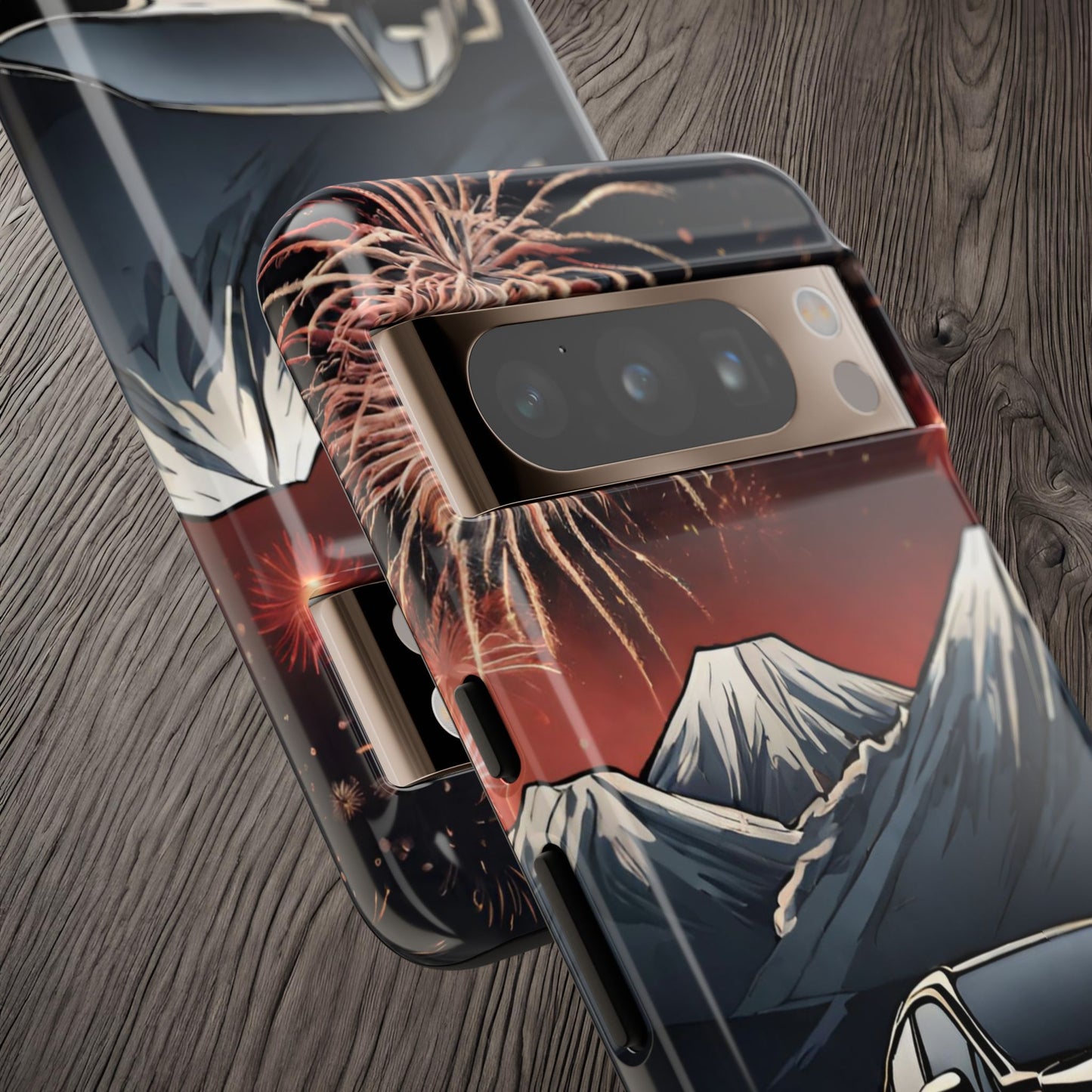 Subaru WRX/STI Fireworks-Dual Layer Ultra Tough Phone Case Printify by The Night Shift Automotive Apparel