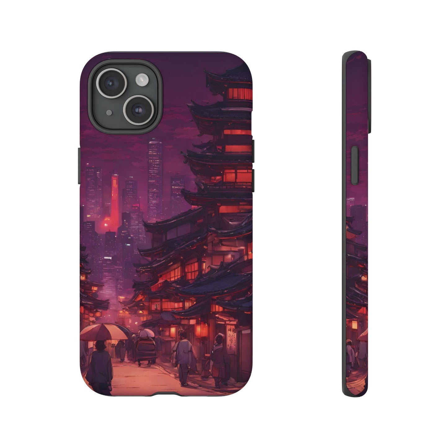 Traditional Japanese Village Countryside-Dual Layer Ultra Tough Phone Case Printify by The Night Shift Automotive Apparel