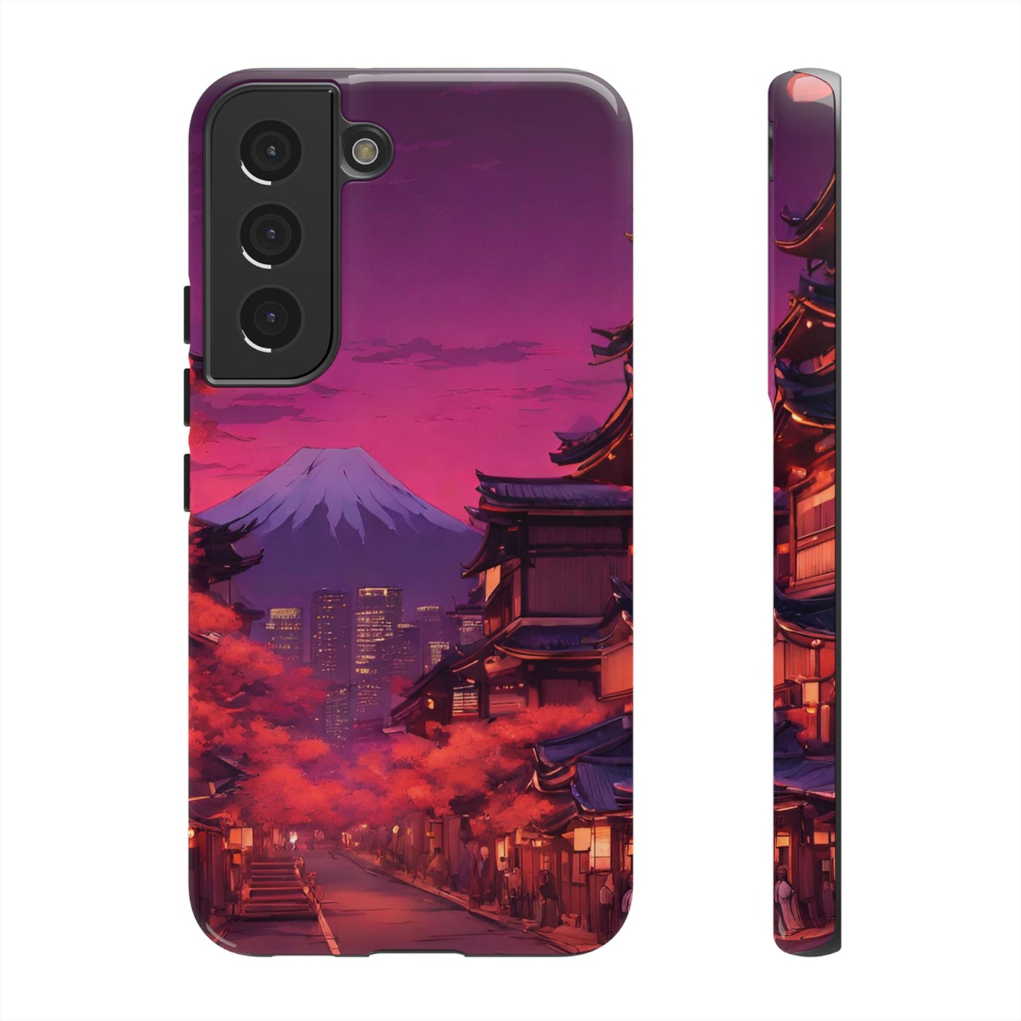 Traditional Japanese Village Countryside-Dual Layer Ultra Tough Phone Case Printify by The Night Shift Automotive Apparel
