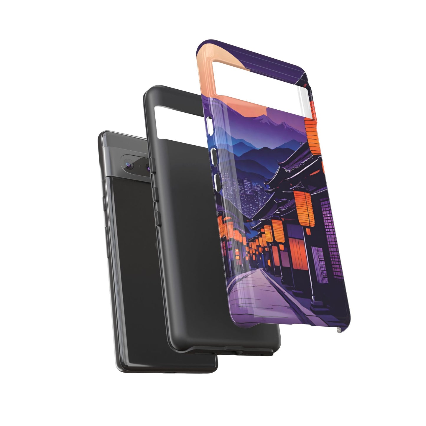 Traditional Japanese Village Countryside-Dual Layer Ultra Tough Phone Case Printify by The Night Shift Automotive Apparel