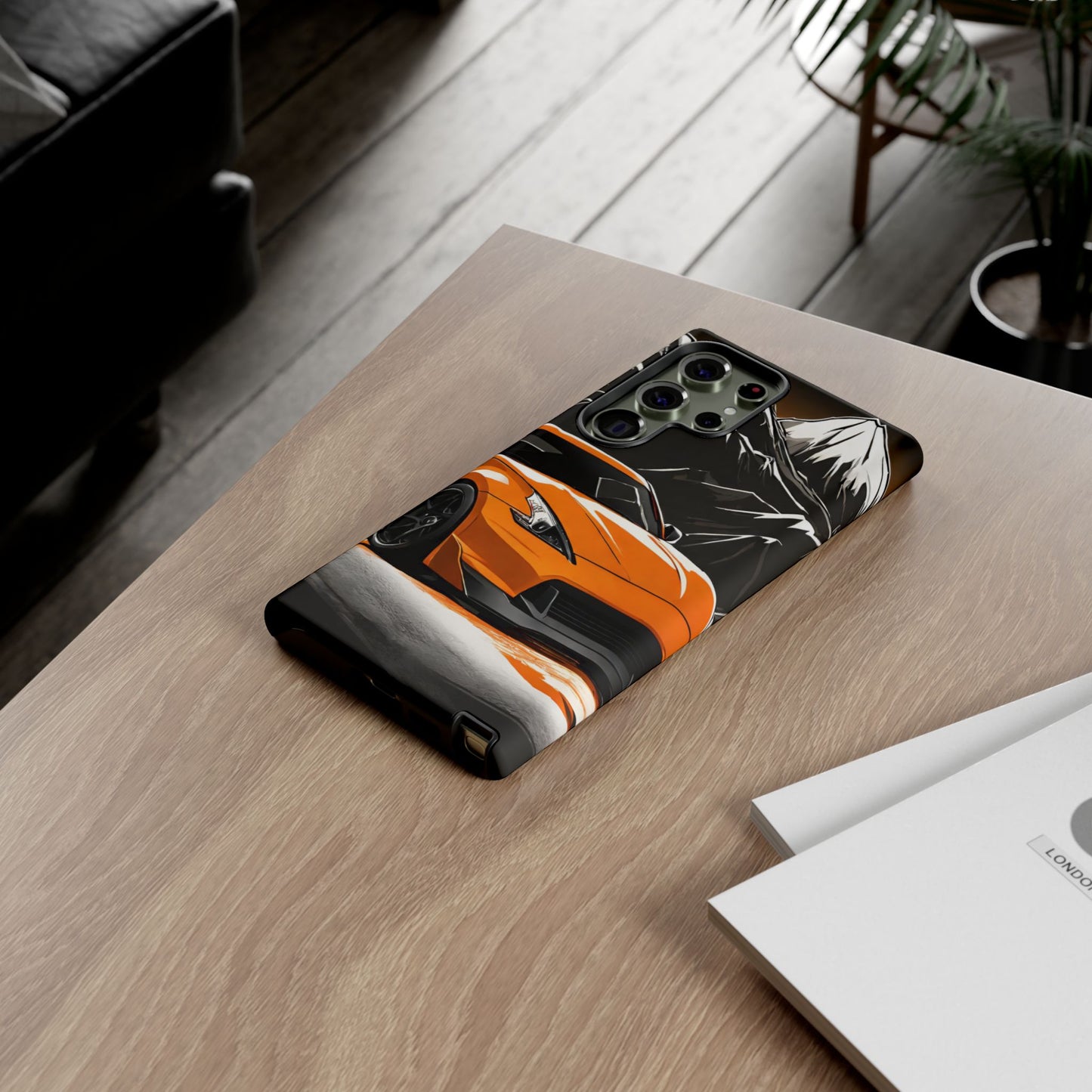 Nissan 370Z Mt Fuji-Dual Layer Ultra Tough Phone Case Samsung Galaxy S23 Ultra Matte Printify by The Night Shift Automotive Apparel
