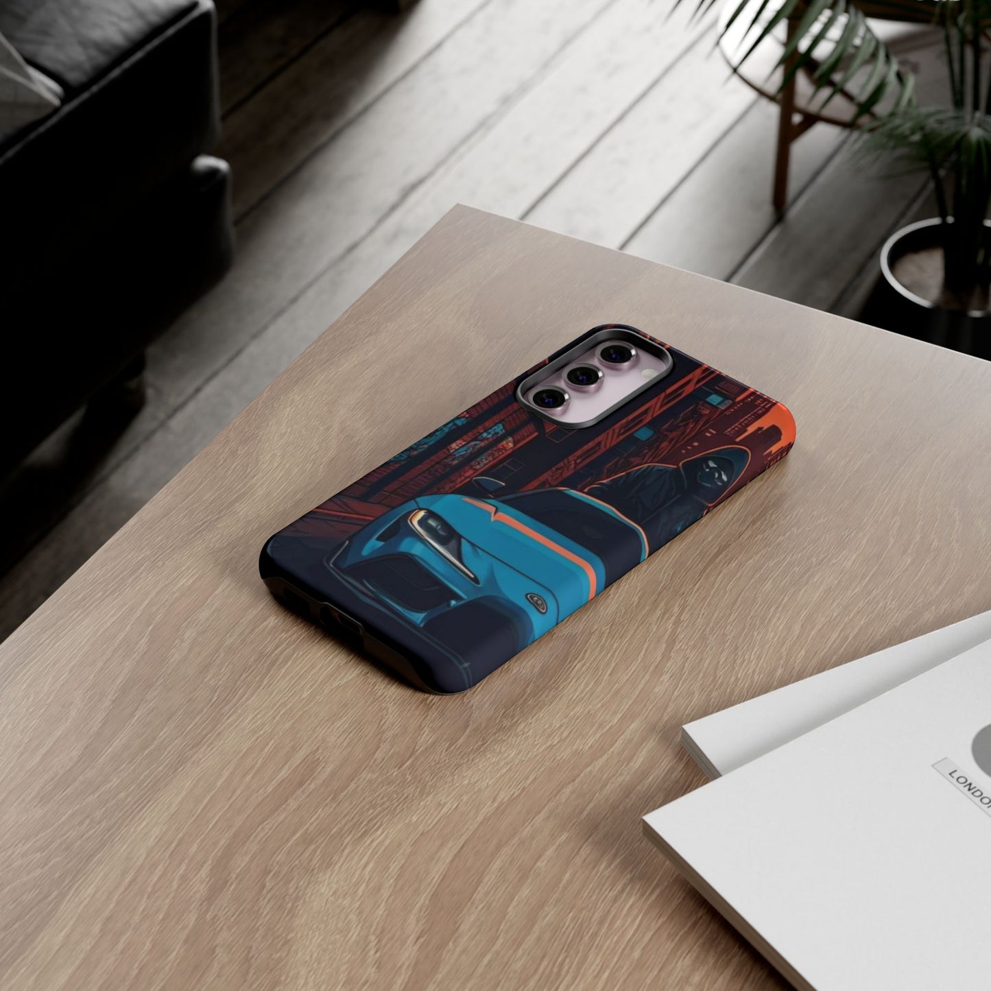 Toyota Supra MK-V Street Life-Dual Layer Ultra Tough Phone Case Samsung Galaxy S23 Plus Glossy Printify by The Night Shift Automotive Apparel