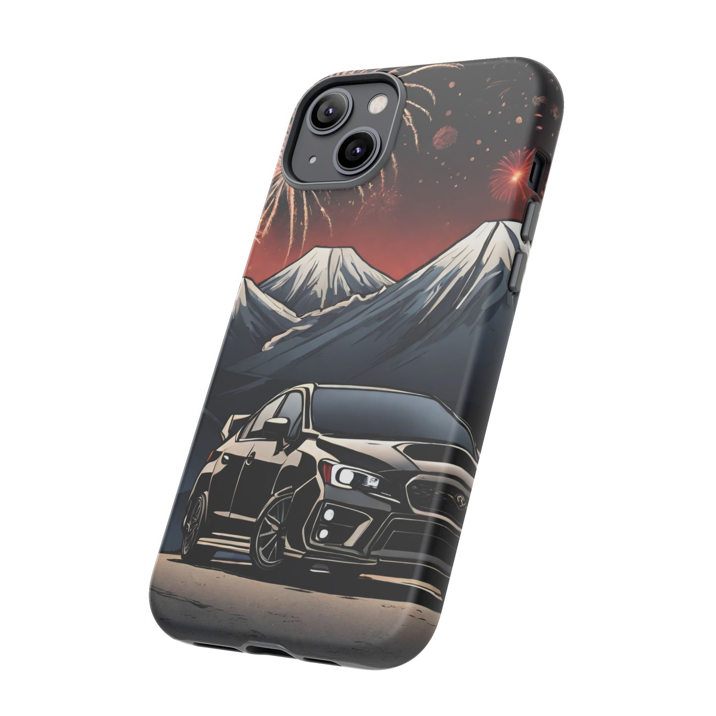 Subaru WRX/STI Fireworks-Dual Layer Ultra Tough Phone Case Printify by The Night Shift Automotive Apparel