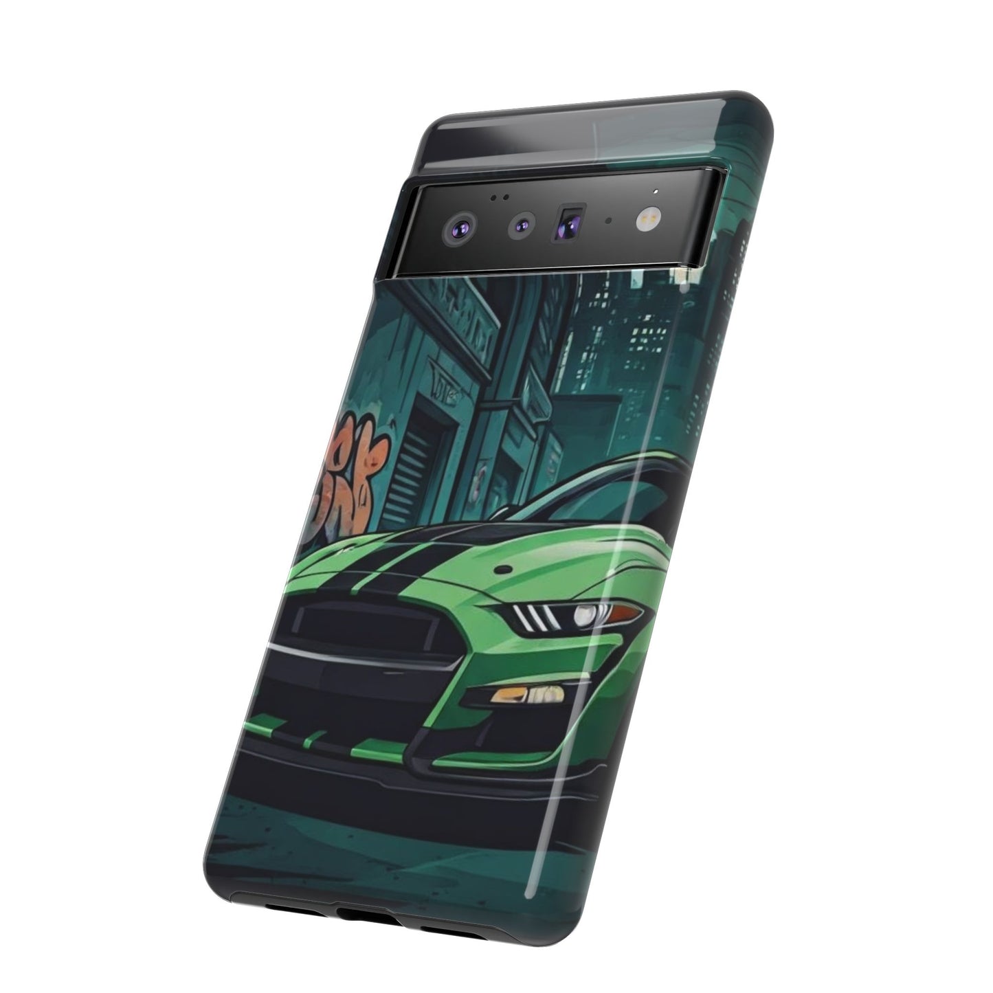 Ford Mustang Shelby GT500 Street Life-Dual Layer Ultra Tough Phone Case Printify by The Night Shift Automotive Apparel