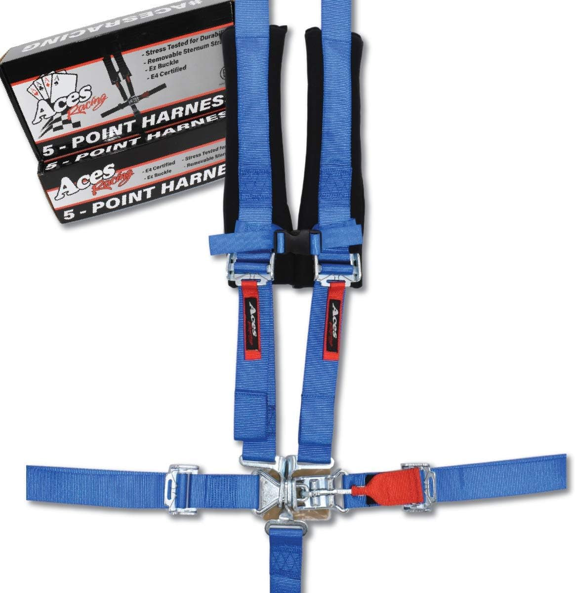 2 inch 5 Point Harness Blue The Night Shift Performance Street Gear by The Night Shift Automotive Apparel