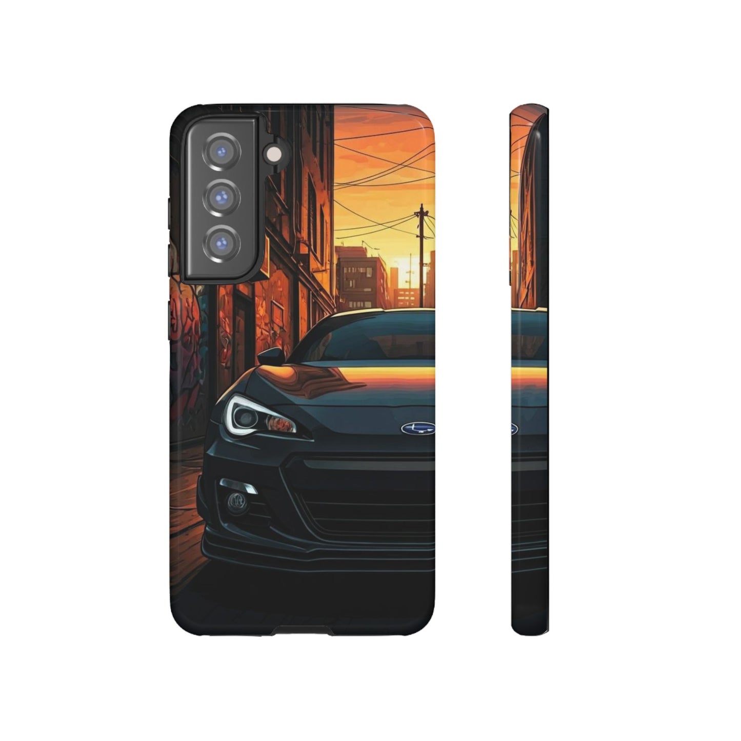 Subaru BRZ Street Life-Dual Layer Ultra Tough Phone Case Printify by The Night Shift Automotive Apparel
