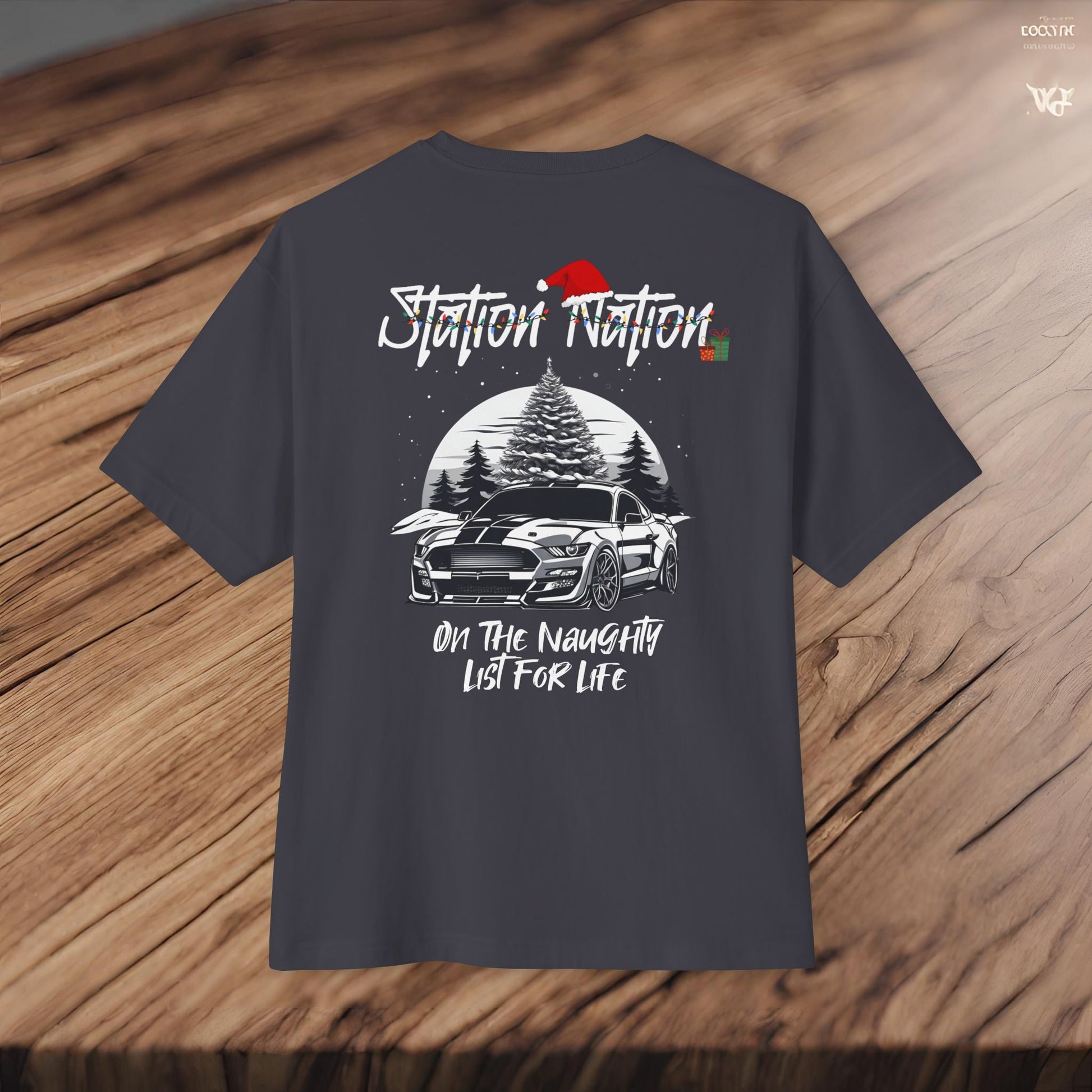 🎄 Christmas Limited Edition Station Nation-Premium, Ultra Soft Unisex Oversized Boxy Tee Printify by The Night Shift Automotive Apparel