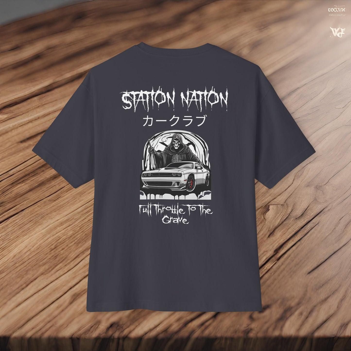 👻 HALLOWEEN LIMITED EDITION Dodge Challenger-Premium, Ultra Soft Oversized Boxy Tee