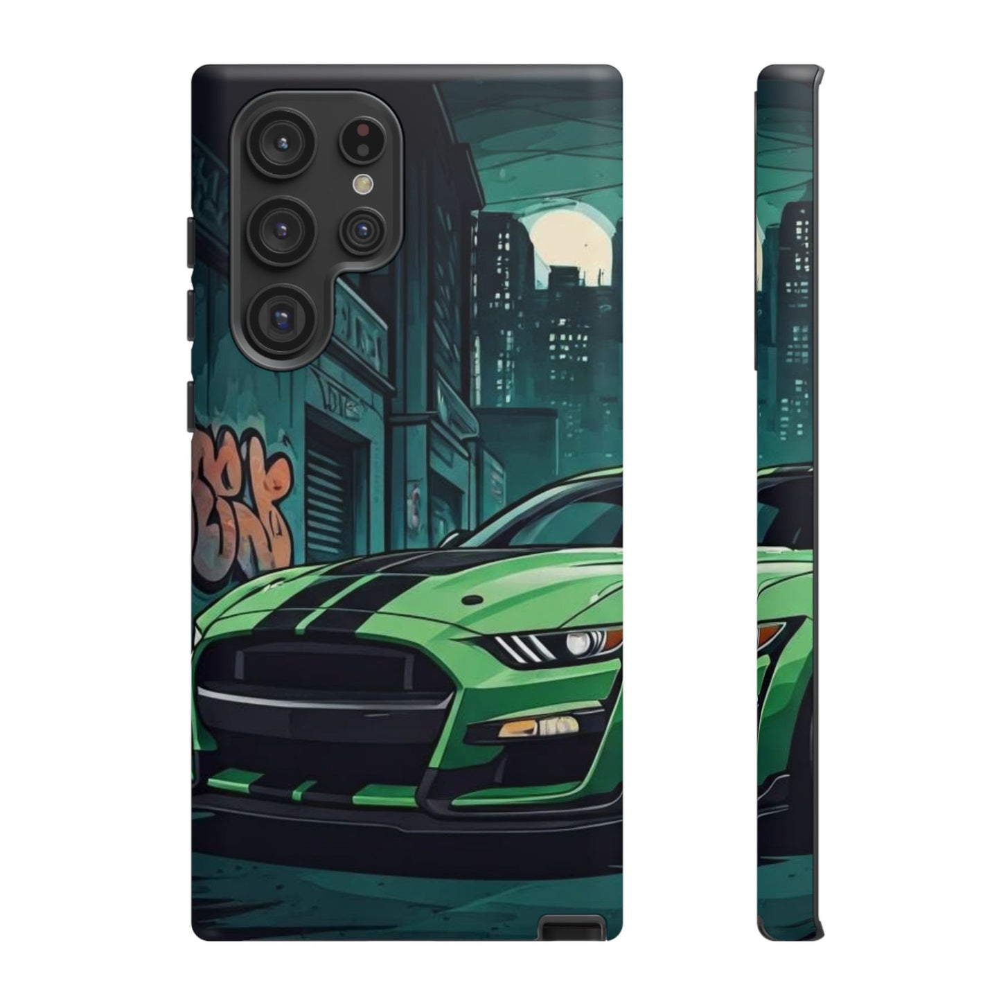 Ford Mustang Shelby GT500 Street Life-Dual Layer Ultra Tough Phone Case Printify by The Night Shift Automotive Apparel