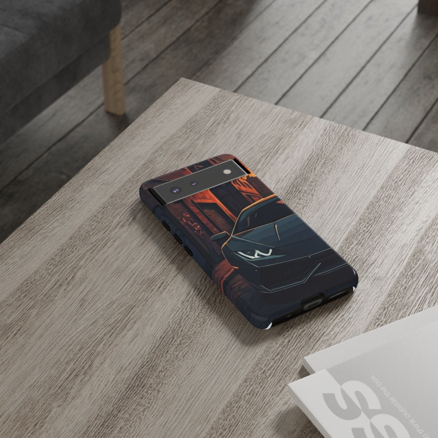 Lamborghini Huracan Street Life-Dual Layer Ultra Tough Phone Case Google Pixel 6 Glossy Printify by The Night Shift Automotive Apparel