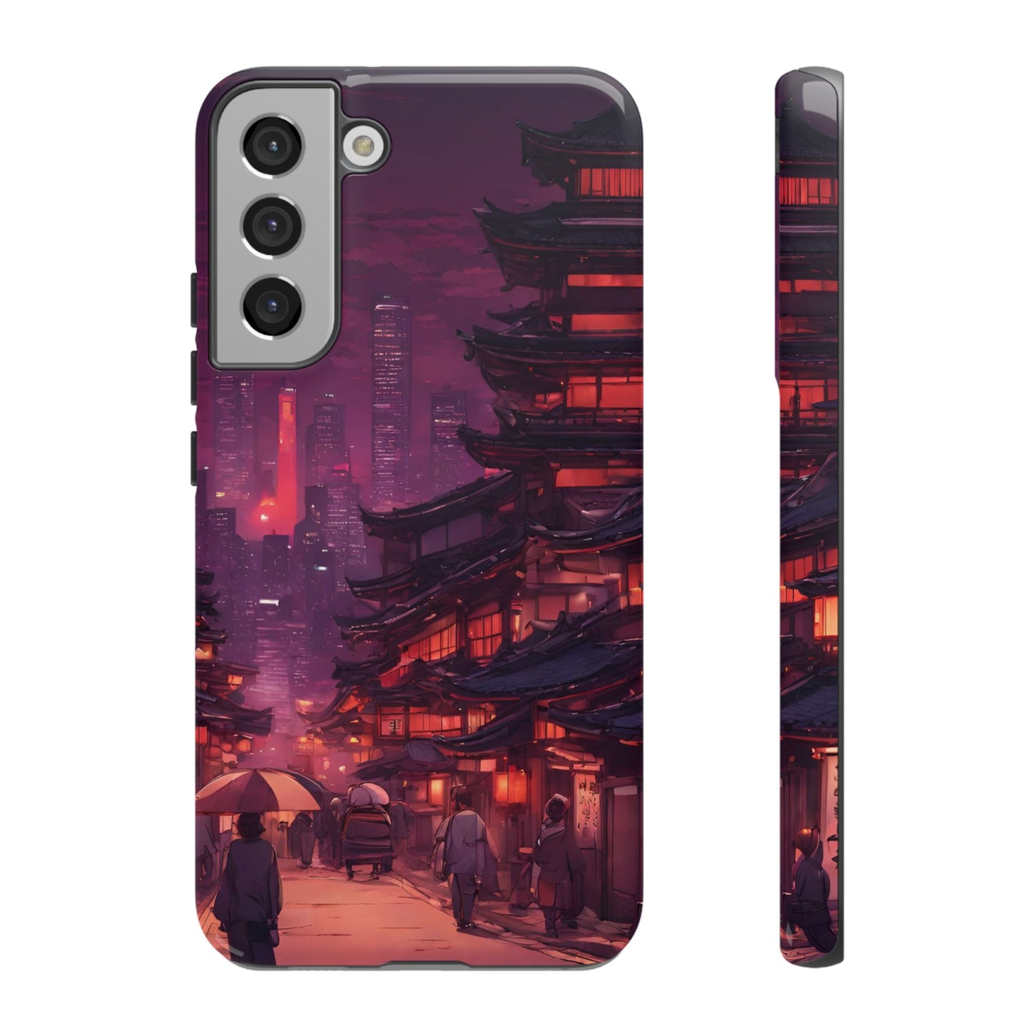 Traditional Japanese Village Countryside-Dual Layer Ultra Tough Phone Case Printify by The Night Shift Automotive Apparel