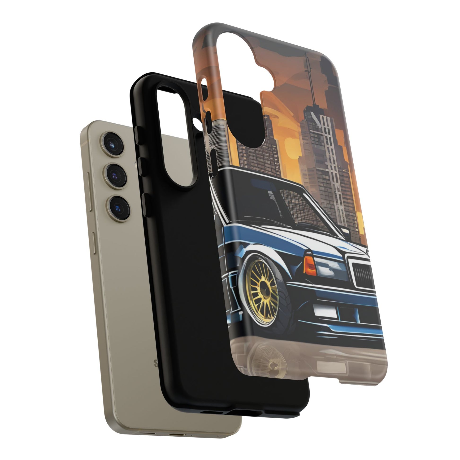 Mercedes Benz 190e Evo-Dual Layer Ultra Tough Phone Case Printify by The Night Shift Automotive Apparel