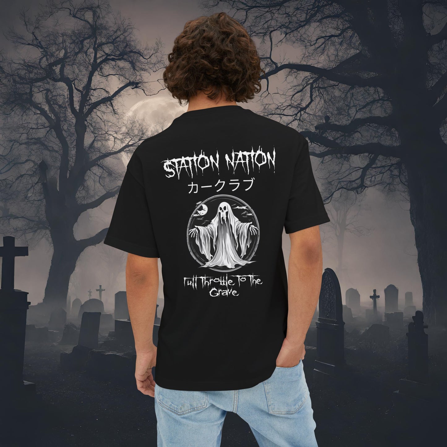 👻 HALLOWEEN LIMITED EDITION-Premium, Ultra Soft Oversized Boxy Tee