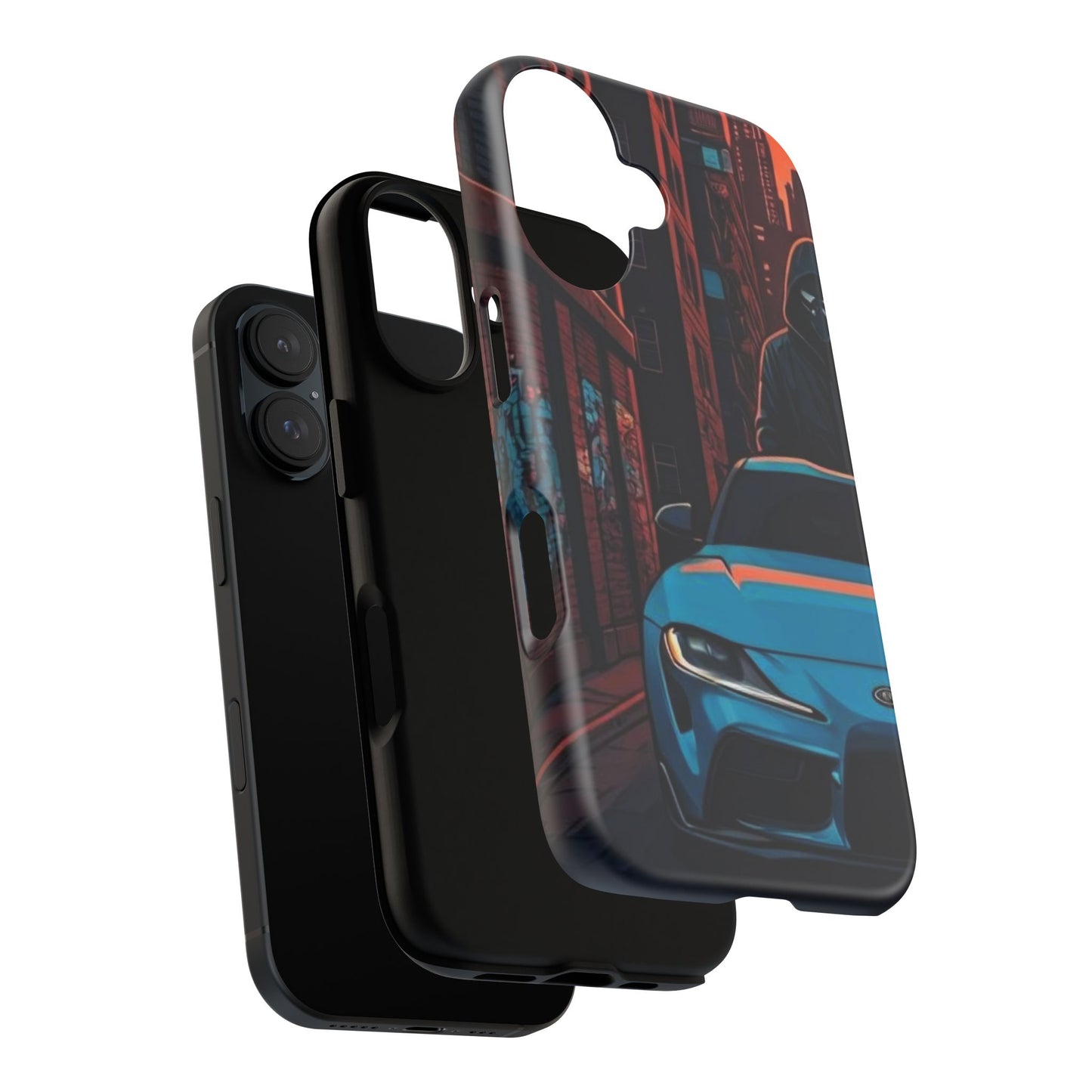 Toyota Supra MK-V Street Life-Dual Layer Ultra Tough Phone Case Printify by The Night Shift Automotive Apparel