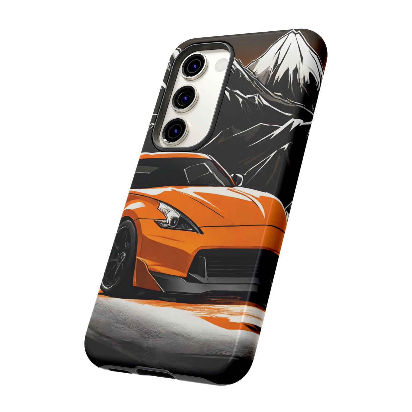 Nissan 370Z Mt Fuji-Dual Layer Ultra Tough Phone Case Printify by The Night Shift Automotive Apparel