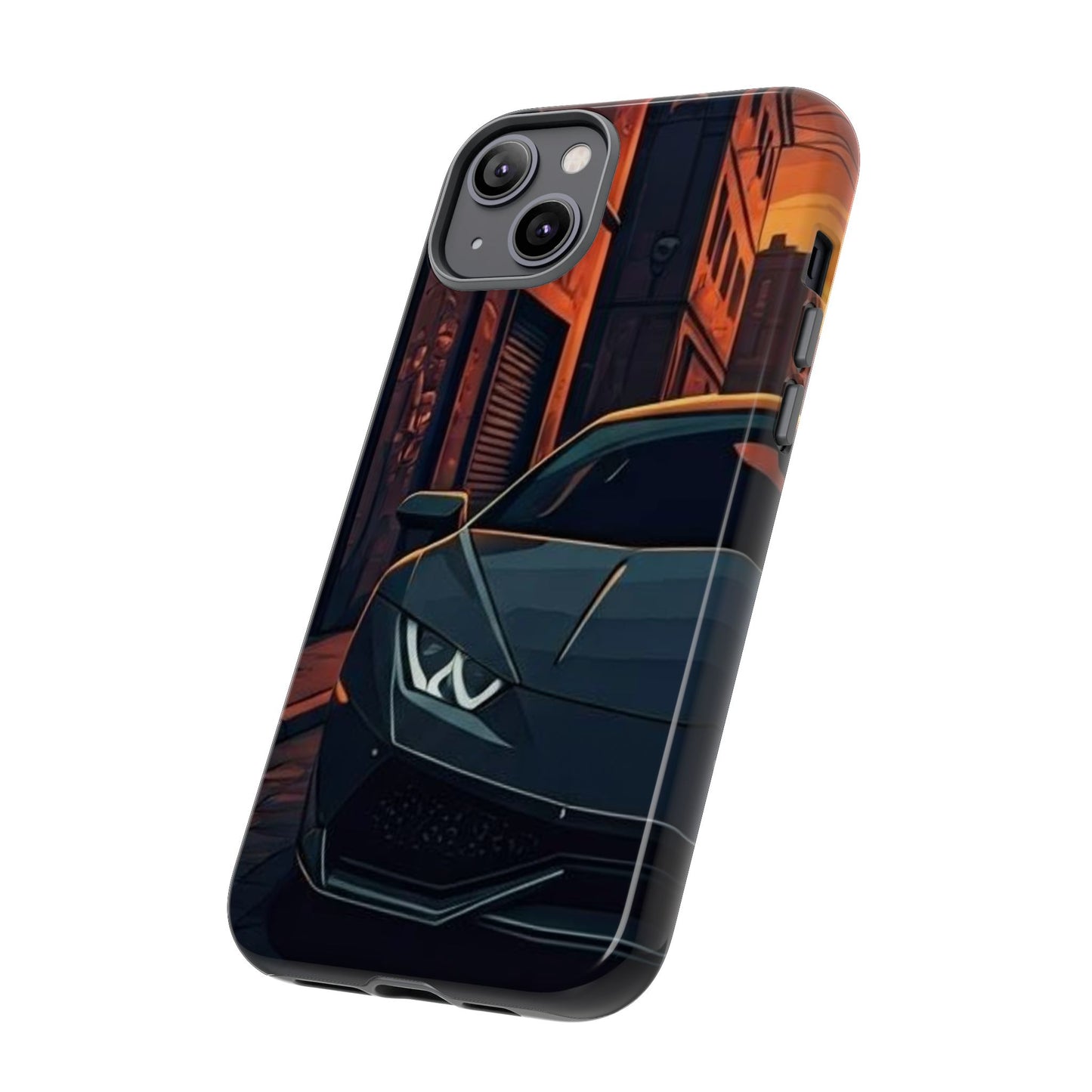 Lamborghini Huracan Street Life-Dual Layer Ultra Tough Phone Case Printify by The Night Shift Automotive Apparel