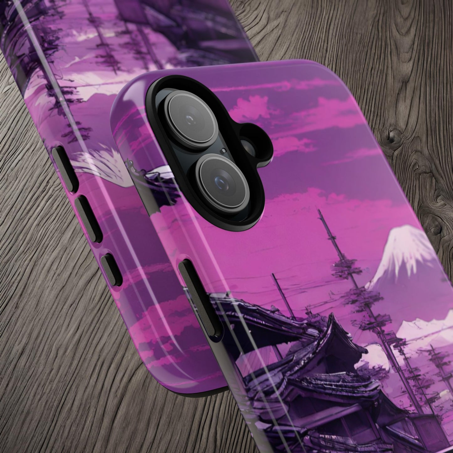 Nissan Skyline R34 Mt Fuji-Dual Layer Ultra Tough Phone Case Printify by The Night Shift Automotive Apparel