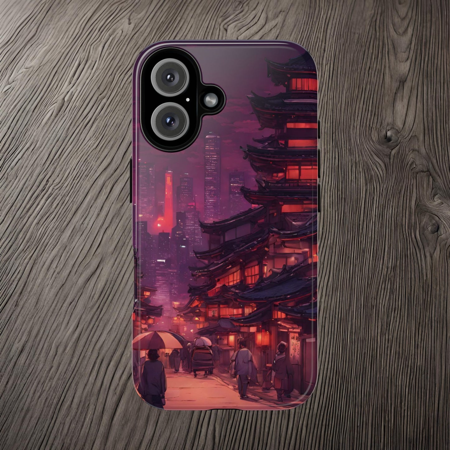 Traditional Japanese Village Countryside-Dual Layer Ultra Tough Phone Case Printify by The Night Shift Automotive Apparel