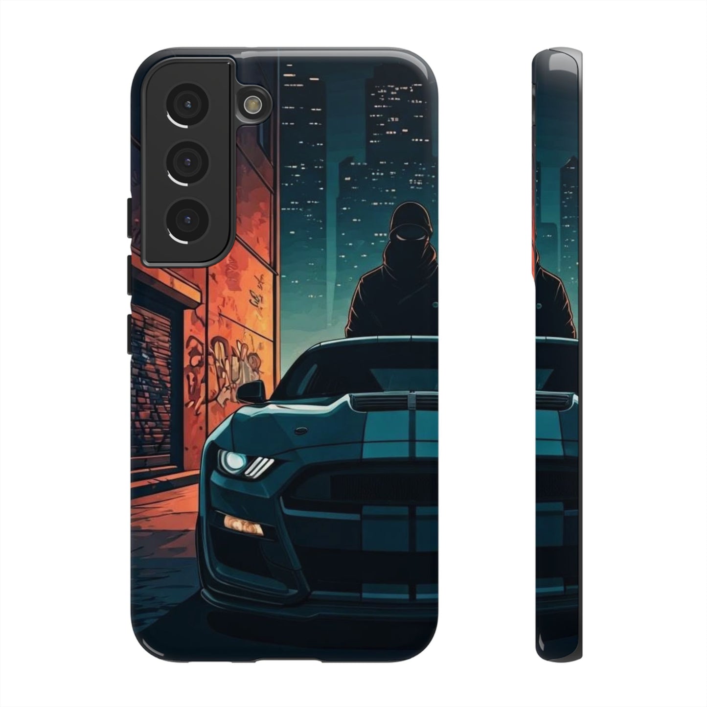 Ford Mustang Shelby GT350 Street Life-Dual Layer Ultra Tough Phone Case Printify by The Night Shift Automotive Apparel