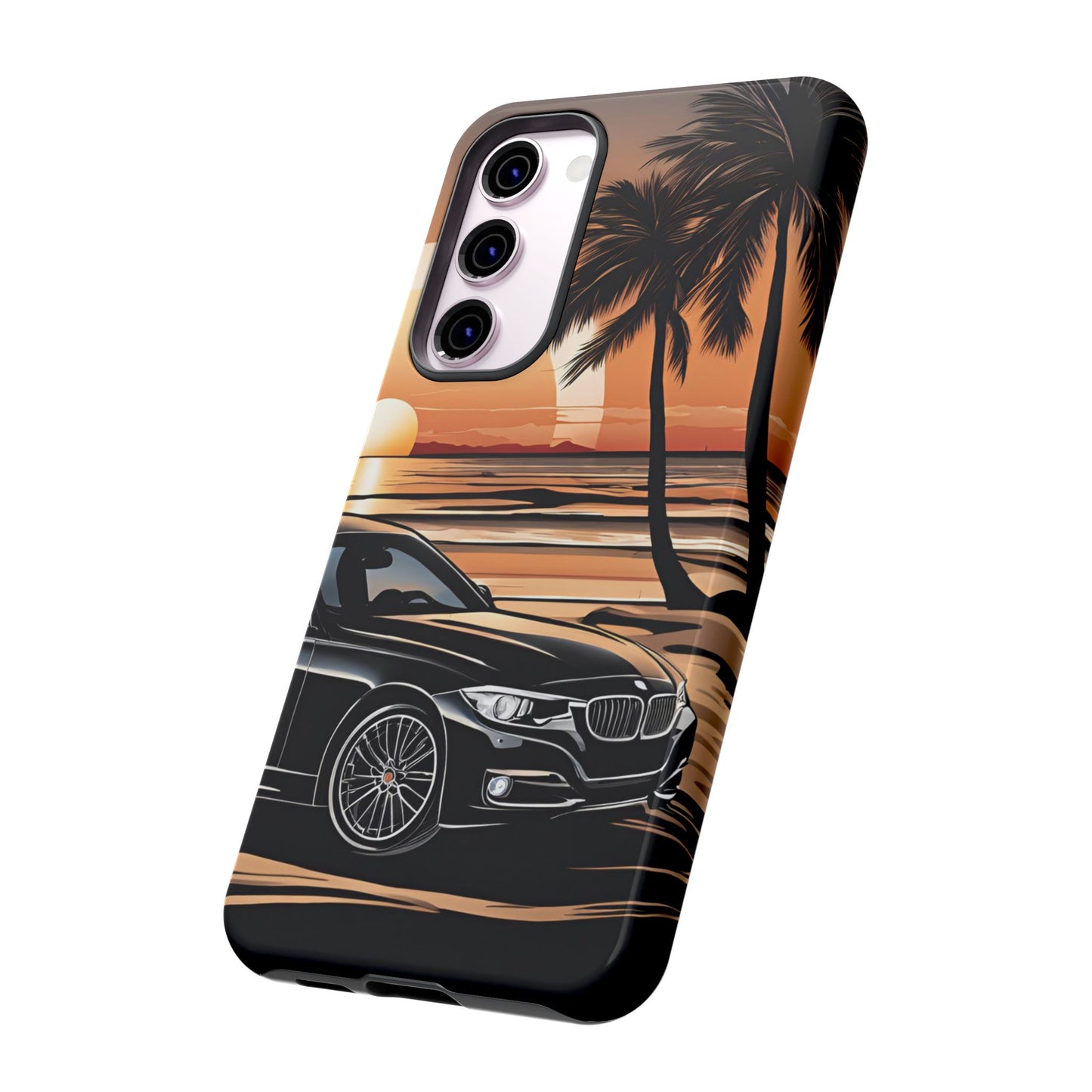 BMW Sunset On The Beach-Dual Layer Ultra Tough Phone Case Printify by The Night Shift Automotive Apparel