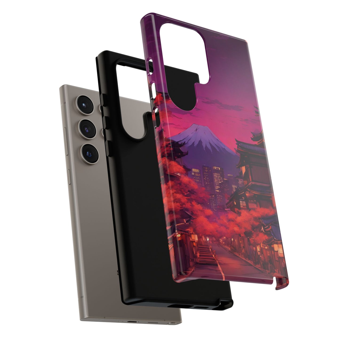 Traditional Japanese Village Countryside-Dual Layer Ultra Tough Phone Case Printify by The Night Shift Automotive Apparel
