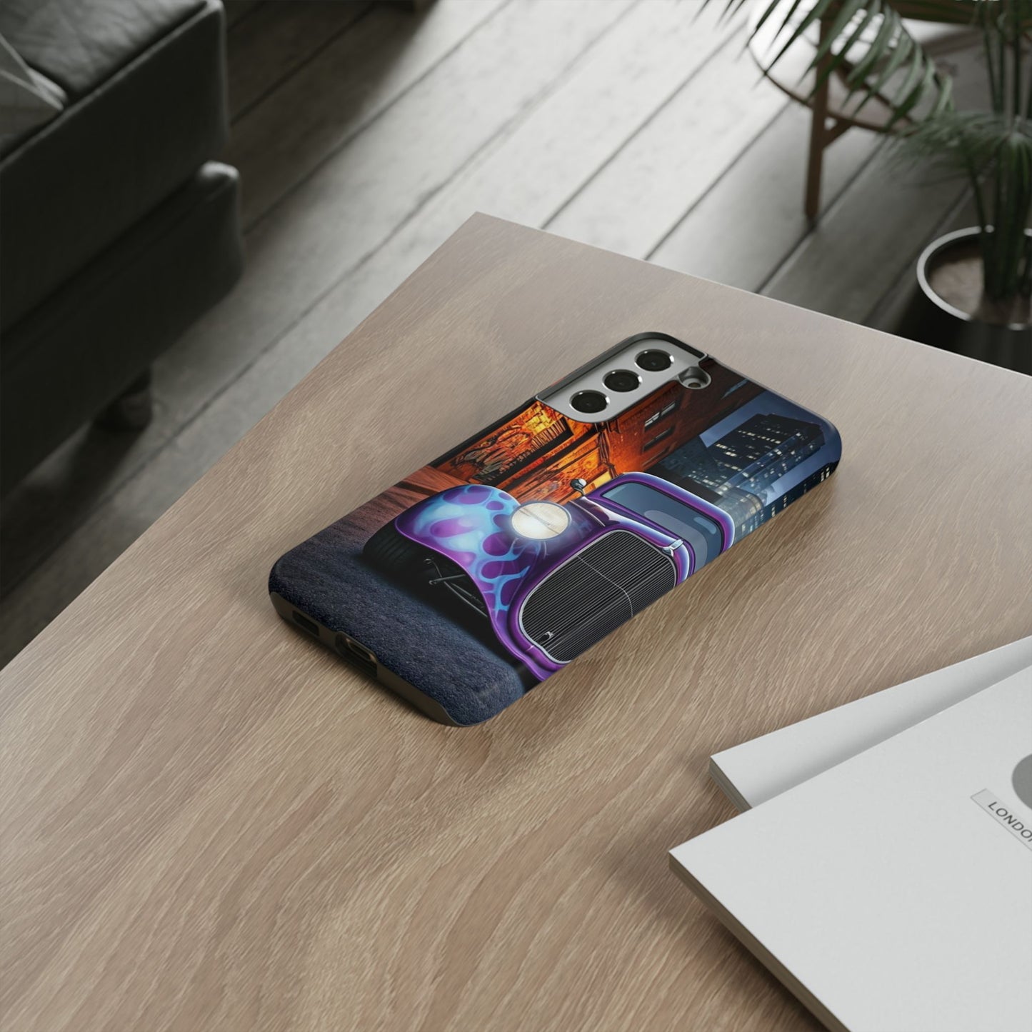 1934 Ford Street Life-Dual Layer Ultra Tough Phone Case Samsung Galaxy S22 Plus Matte Printify by The Night Shift Automotive Apparel