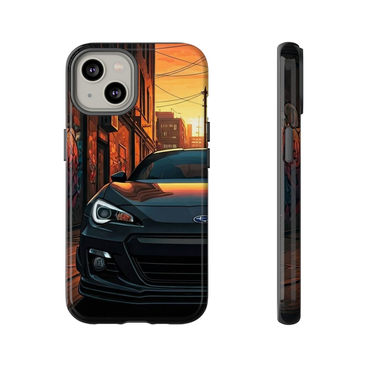 Subaru BRZ Street Life-Dual Layer Ultra Tough Phone Case Printify by The Night Shift Automotive Apparel