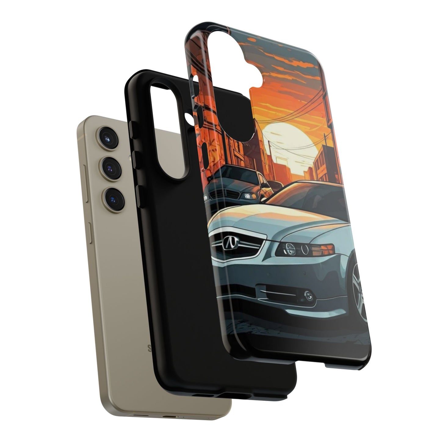 Acura TL Street Life-Dual Layer Ultra Tough Phone Case Printify by The Night Shift Automotive Apparel