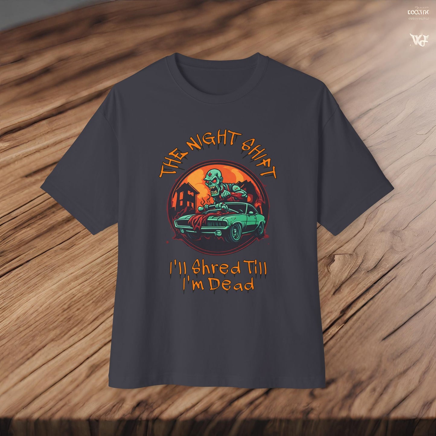 Death Trap-Premium, Ultra Soft Unisex Oversized Boxy Tee Printify by The Night Shift Automotive Apparel