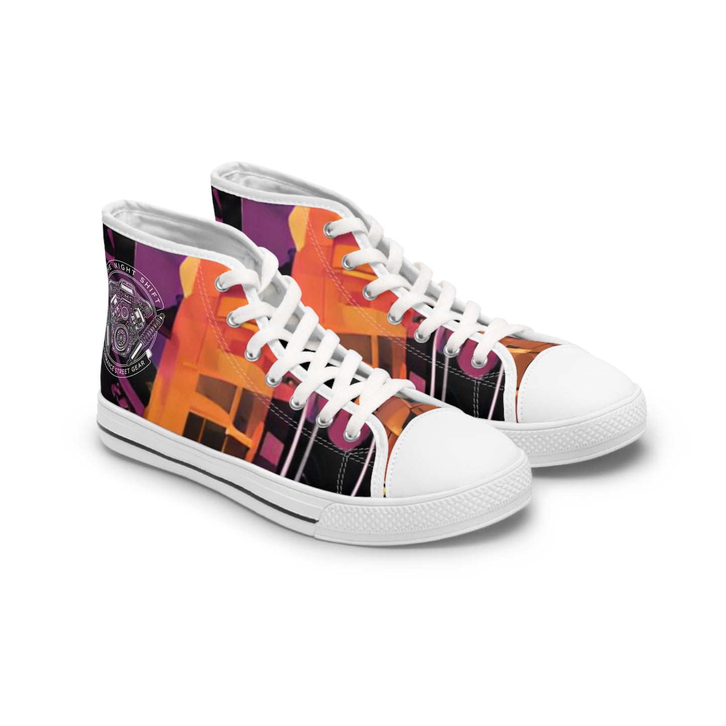 The Night Shift-Women's Canvas High Tops