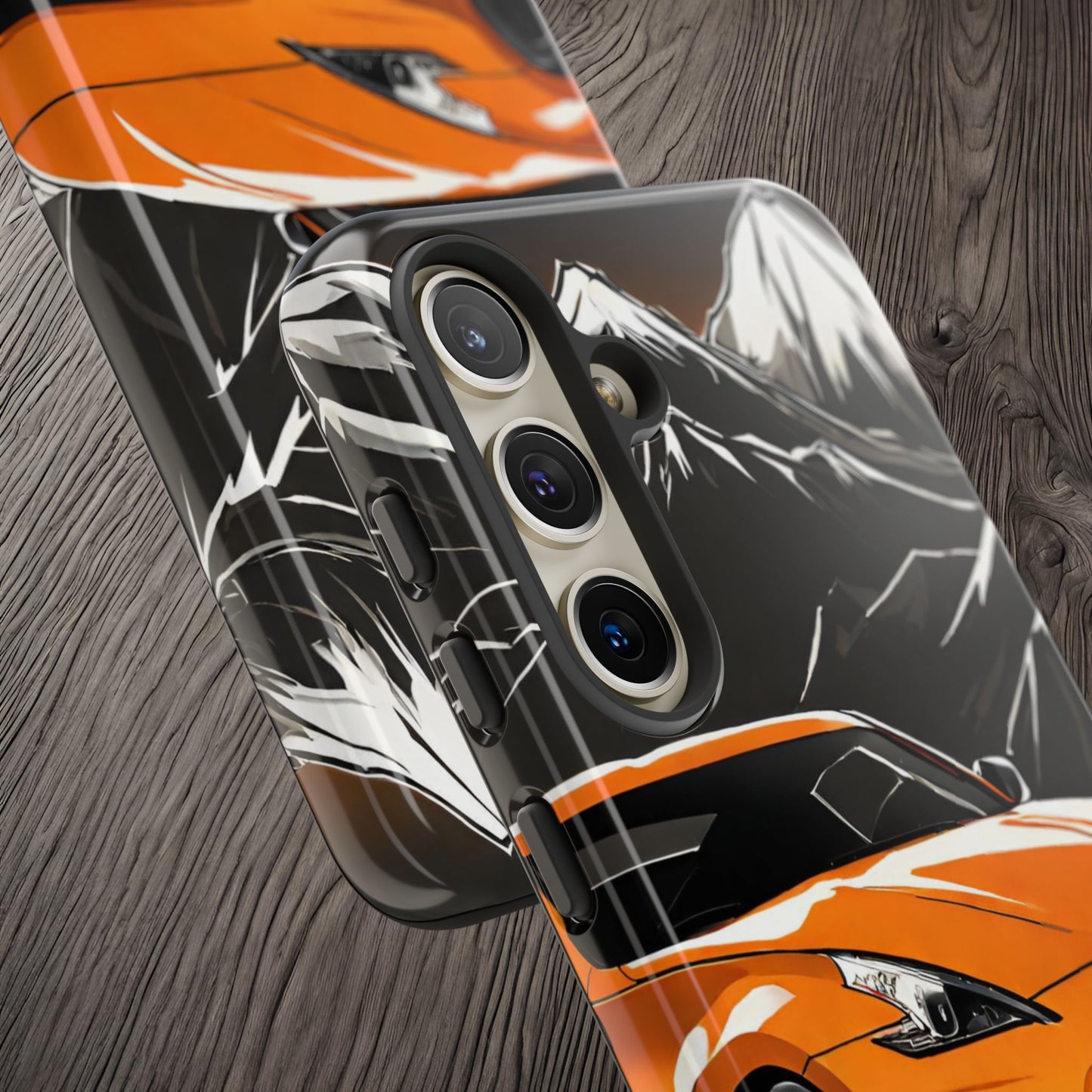 Nissan 370Z Mt Fuji-Dual Layer Ultra Tough Phone Case Printify by The Night Shift Automotive Apparel