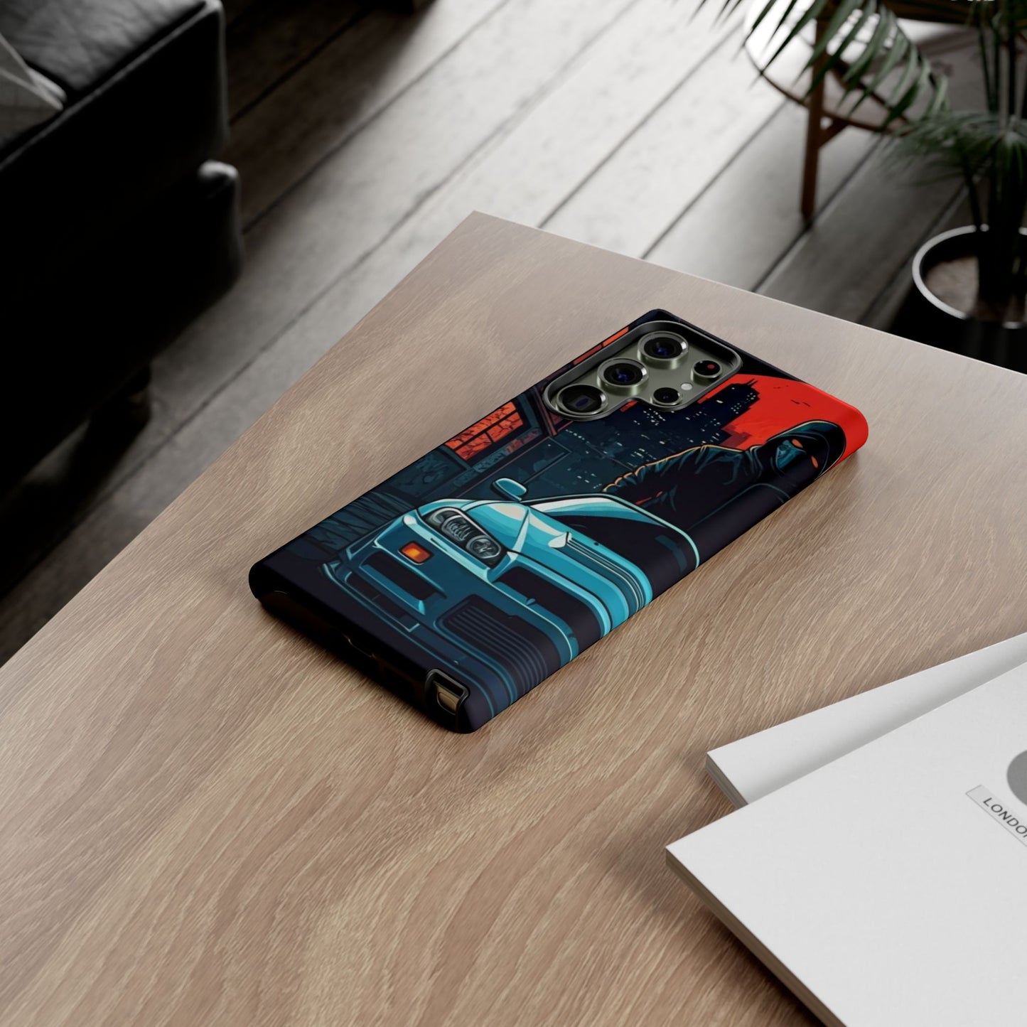 Nissan Skyline R34 Street Life-Dual Layer Ultra Tough Phone Case Samsung Galaxy S23 Ultra Matte Printify by The Night Shift Automotive Apparel